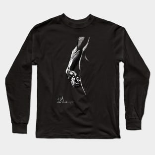 Michelangelo David (Hand detail) by CSA Long Sleeve T-Shirt